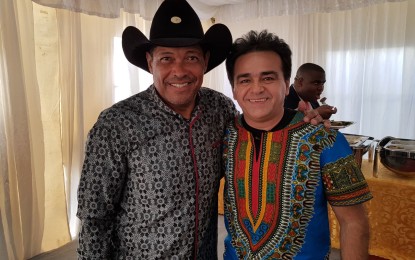 Apóstolo Valdemiro Santiago e Herbert de Souza apresentador Rede Mundial