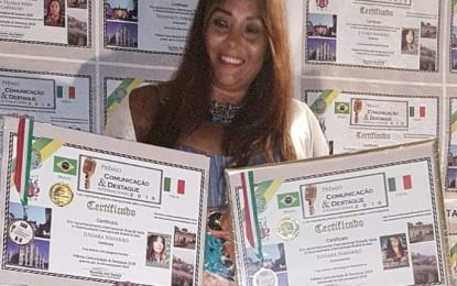 Premio Comunicação e destaque internacional Brasil Itália Bergamo – Aconteceu dia 20 de agosto na Itália